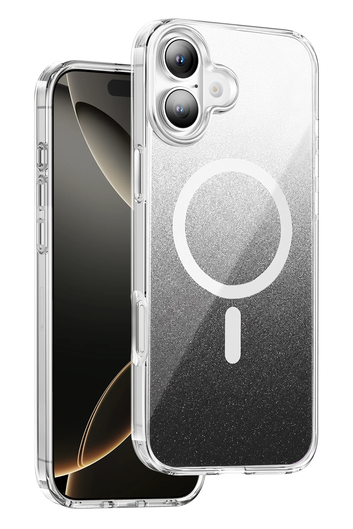 Onegif Apple iPhone 17 Sora Simli Magsafe Kapak - Siyah