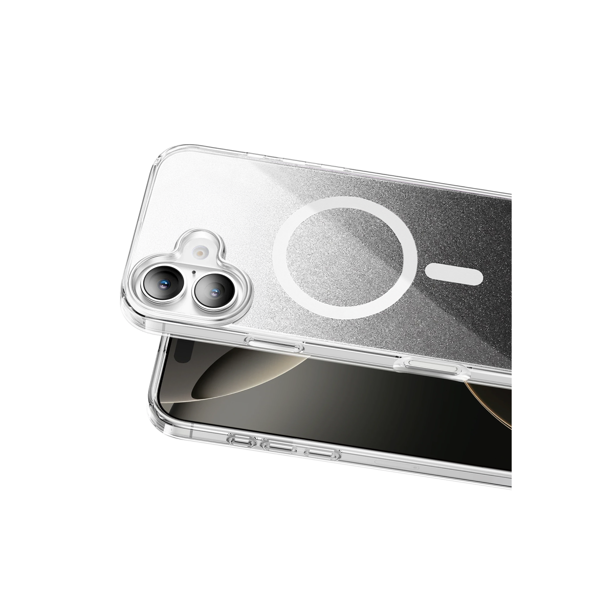Onegif Apple iPhone 17 Sora Simli Magsafe Kapak - Siyah