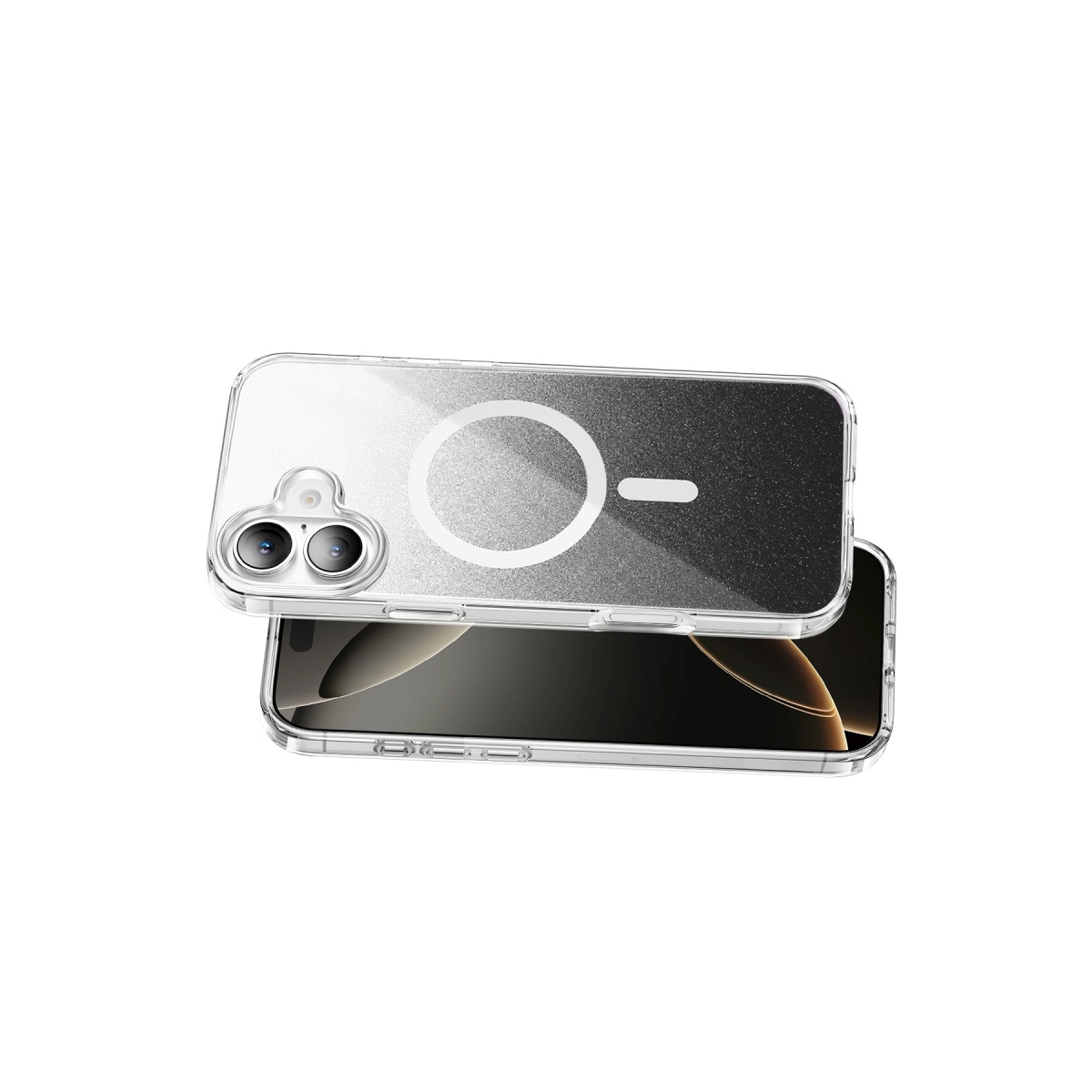 Onegif Apple iPhone 17 Sora Simli Magsafe Kapak - Siyah