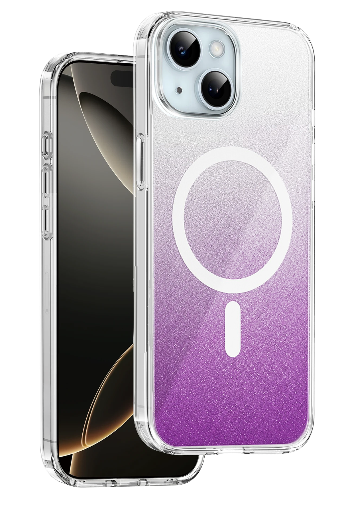 Onegif Apple iPhone 14 Sora Simli Magsafe Kapak - Mor