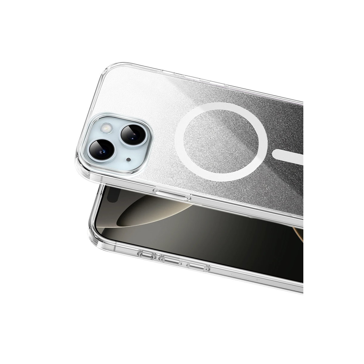 Onegif Apple iPhone 14 Sora Simli Magsafe Kapak - Siyah