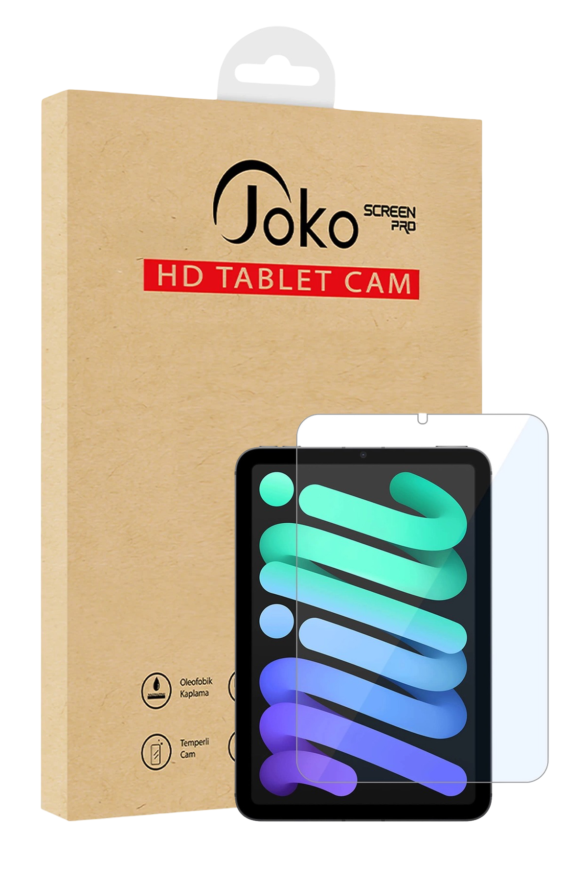 Joko Apple iPad Mini 6 HD Tablet Cam Ekran Koruyucu - Şeffaf