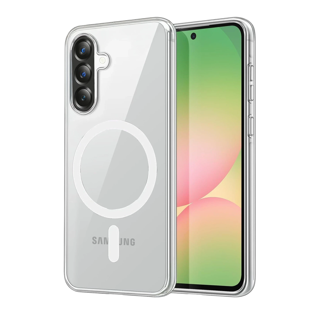 Newface Samsung Galaxy A27 5G Combo Sert Şeffaf Magsafe Kapak - Şeffaf — görsel 7