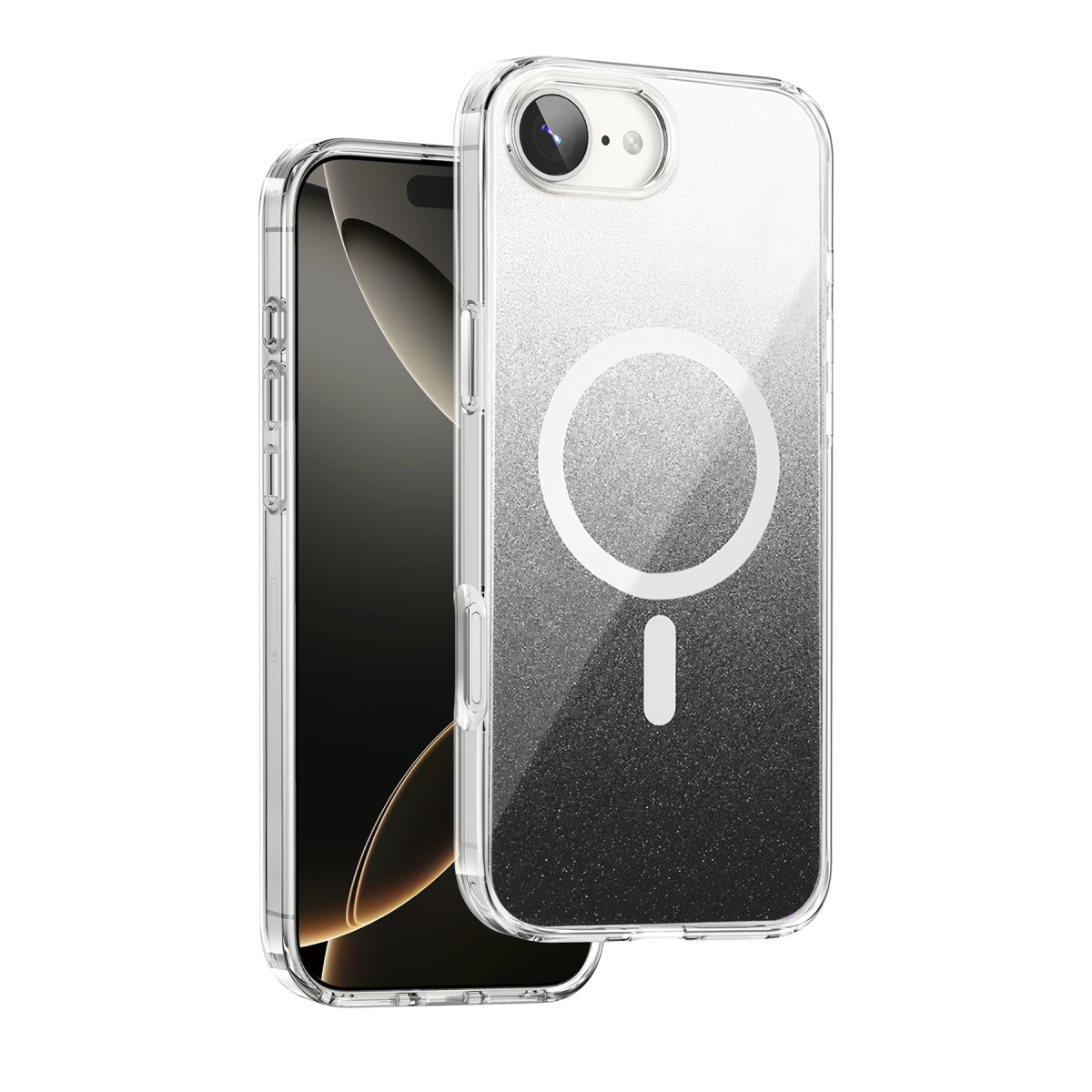 Onegif Apple iPhone 17E Sora Simli Magsafe Kapak - Siyah