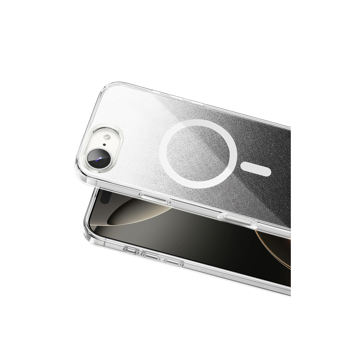 Onegif Apple iPhone 17E Sora Simli Magsafe Kapak - Siyah