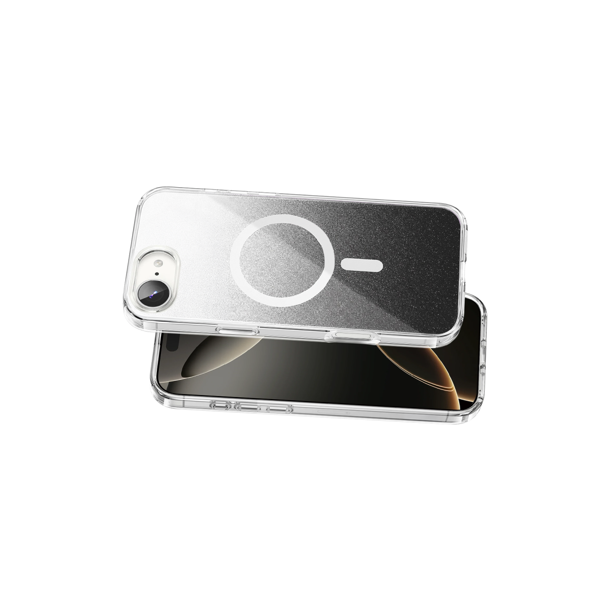 Onegif Apple iPhone 17E Sora Simli Magsafe Kapak - Siyah