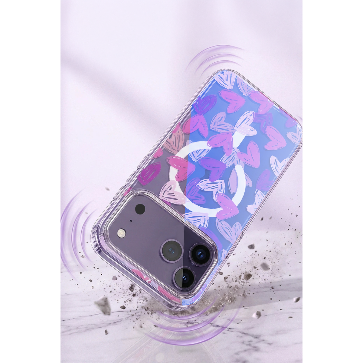 Onegif Apple iPhone 17 Pro Desina Magsafe Kapak - Desen 6