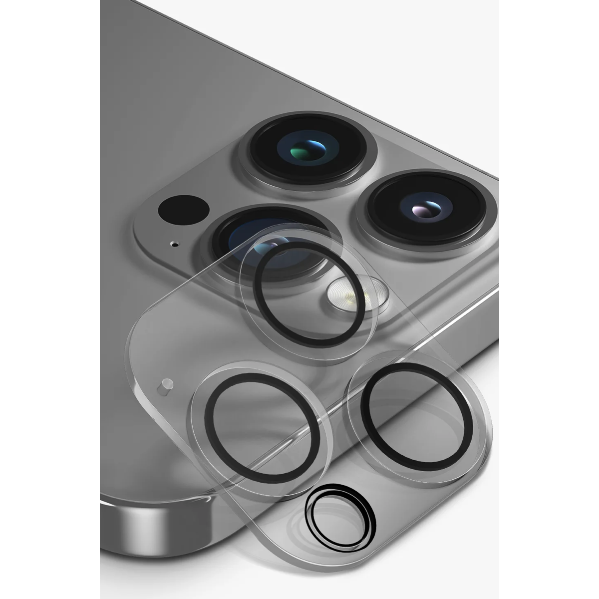 Uniq Apple iPhone 14 Pro Max Optix Kamera Lens Koruyucu - Şeffaf