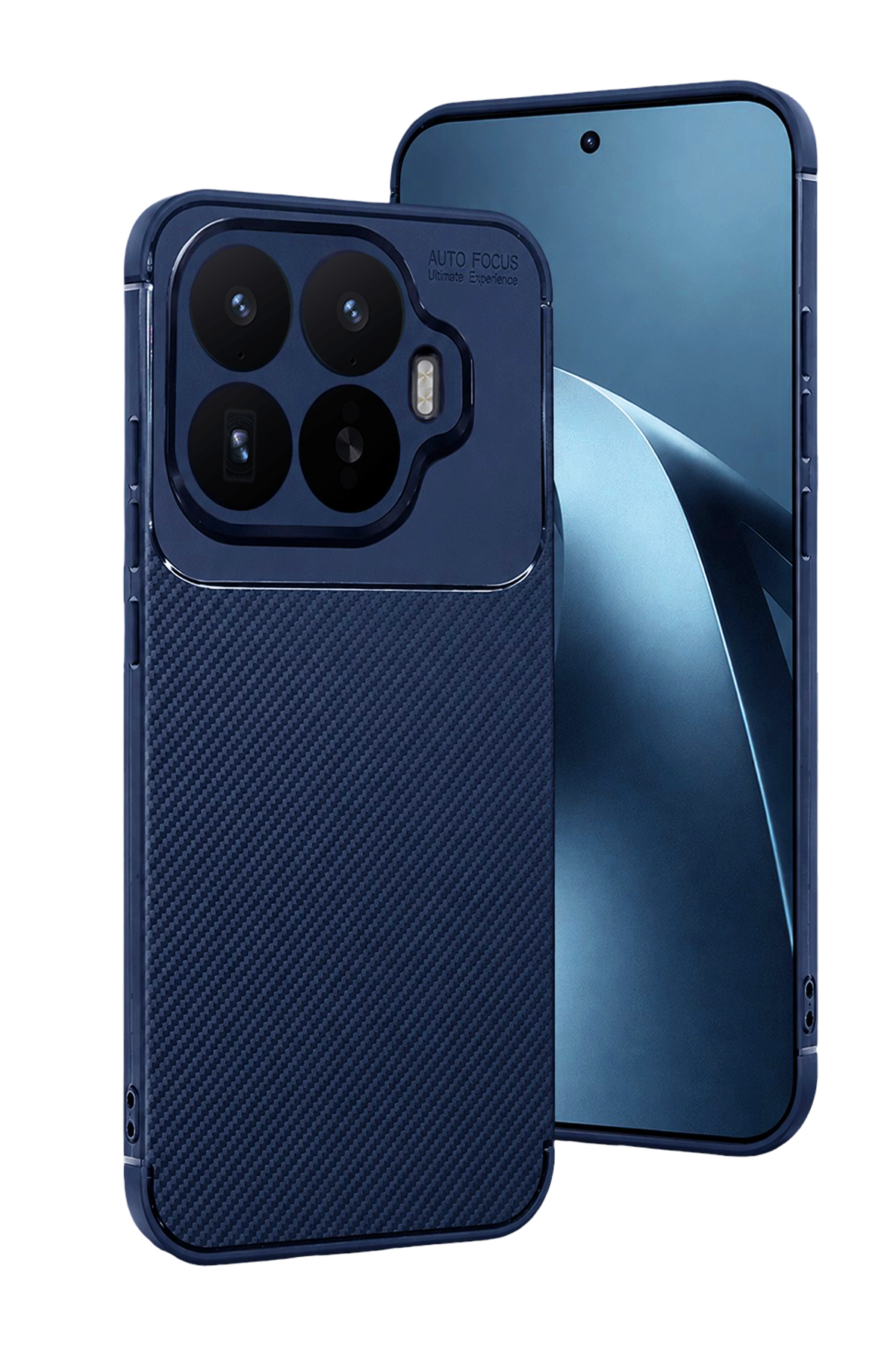 Newface Xiaomi Mi 17T Auto Focus Karbon Kapak - Lacivert