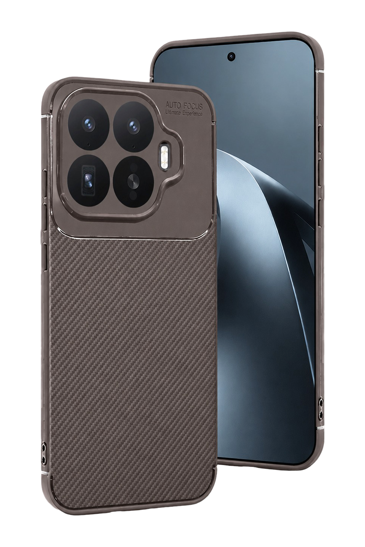Newface Xiaomi Mi 17T Auto Focus Karbon Kapak - Gri