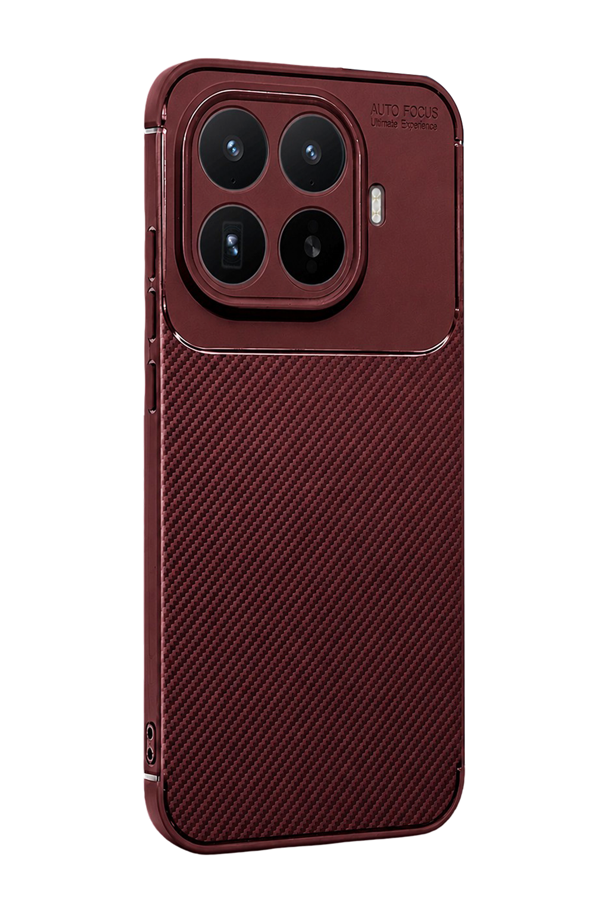 Newface Xiaomi Mi 17T Pro Auto Focus Karbon Kapak - Bordo — görsel 2