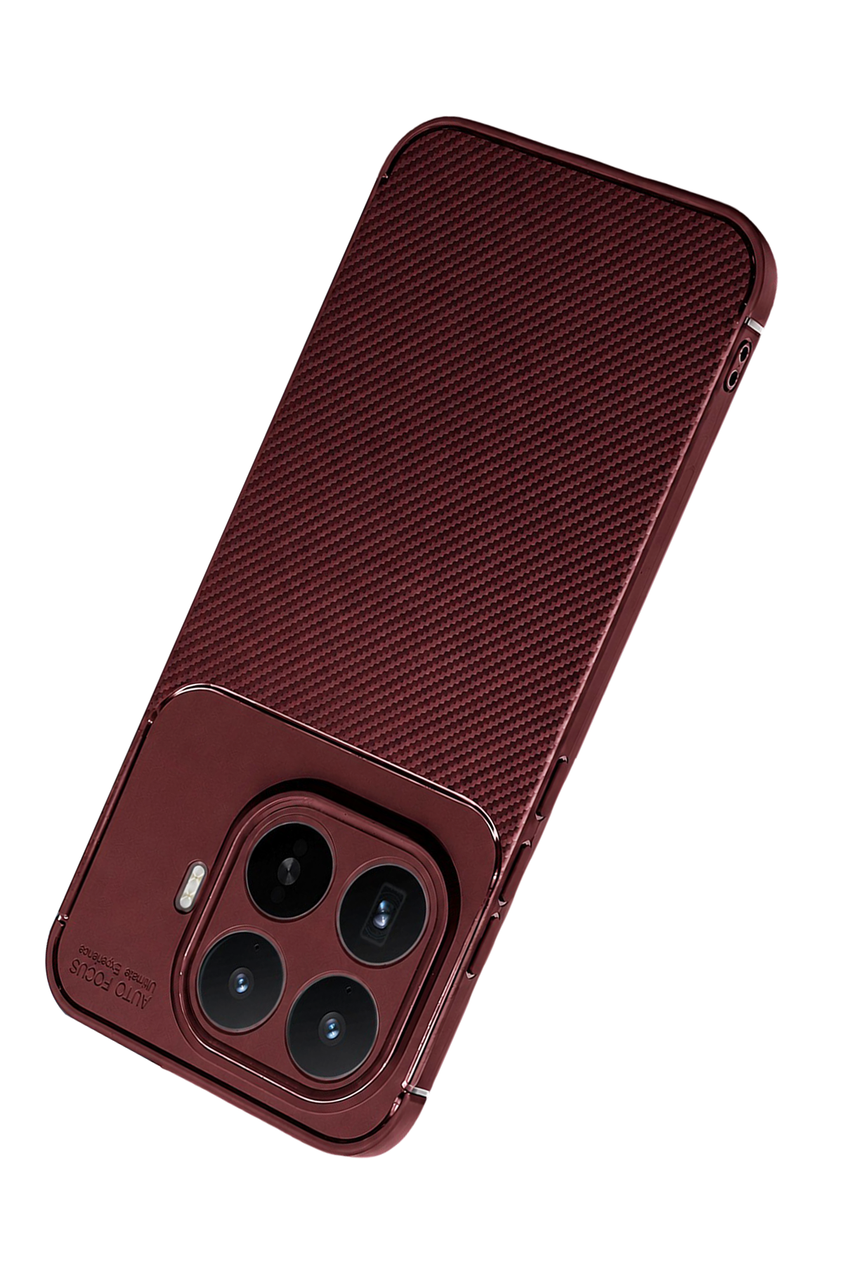 Newface Xiaomi Mi 17T Pro Auto Focus Karbon Kapak - Bordo — görsel 3