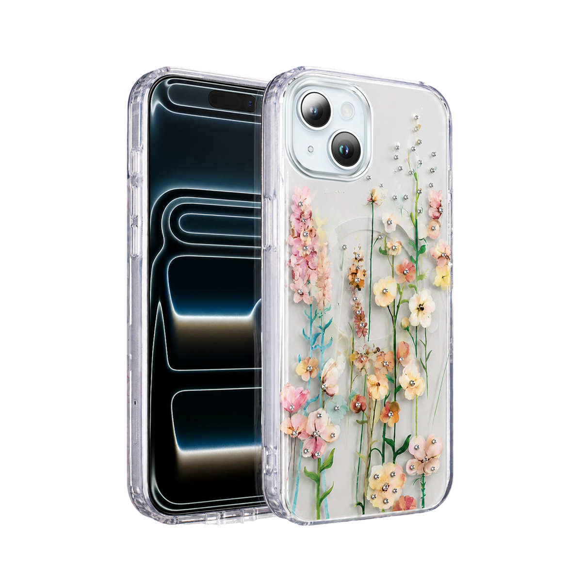 Onegif Apple iPhone 14 Desina Magsafe Kapak - Desen 1