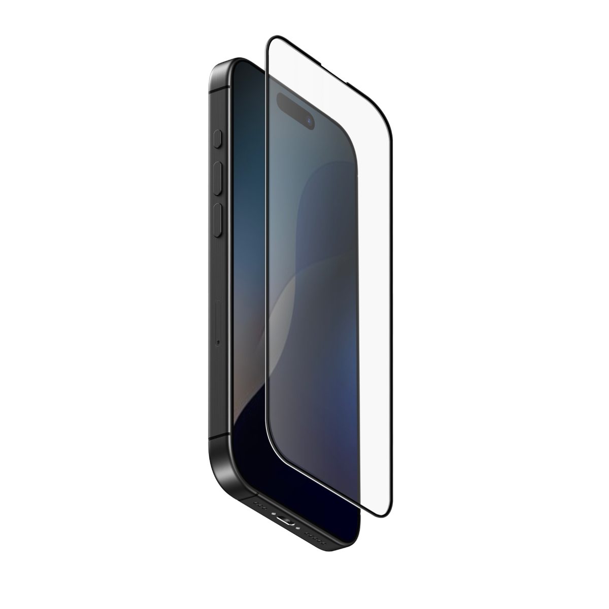Uniq Apple iPhone 16 Optix Mat Ekran Koruyucu - Siyah