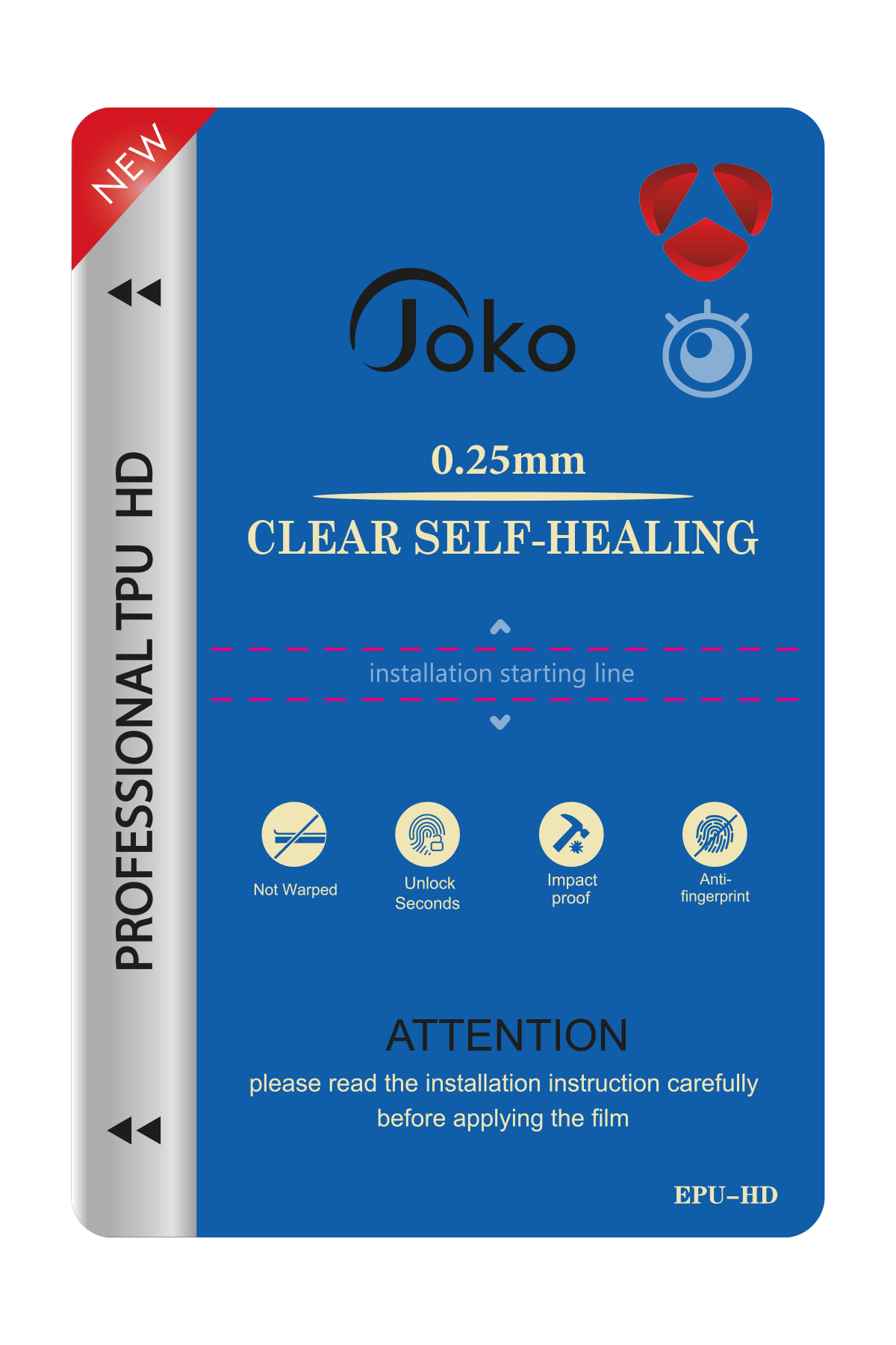 Joko TPU 0.25MM HD Makine Auto Repair Ekran Koruyucu