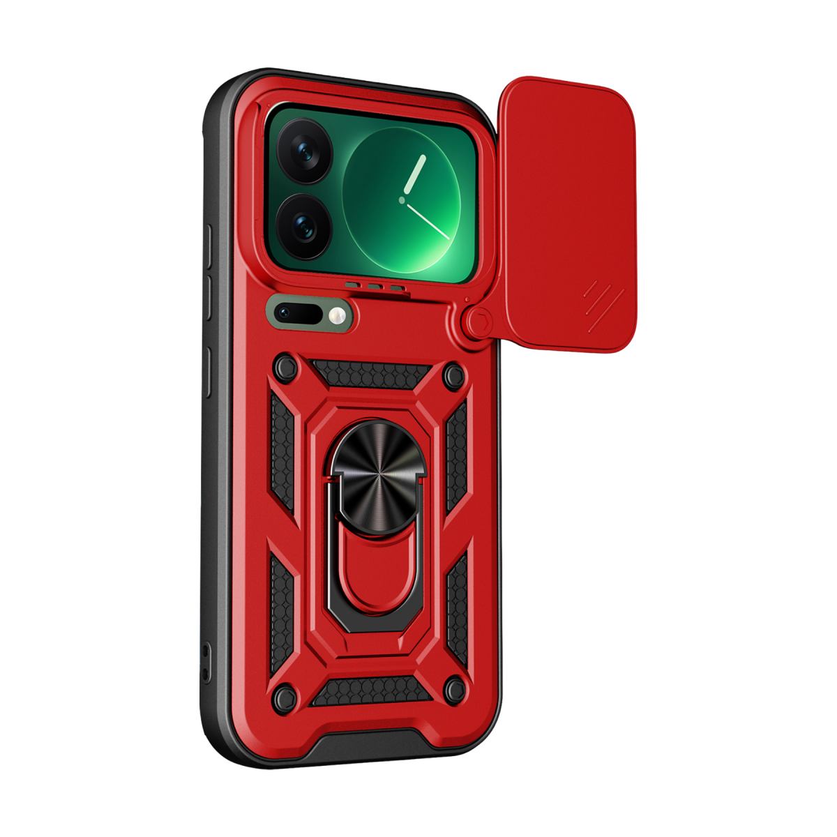 Newface Xiaomi Mi 17 Pro Max Pars Lens Yüzüklü Silikon - Kırmızı — görsel 8