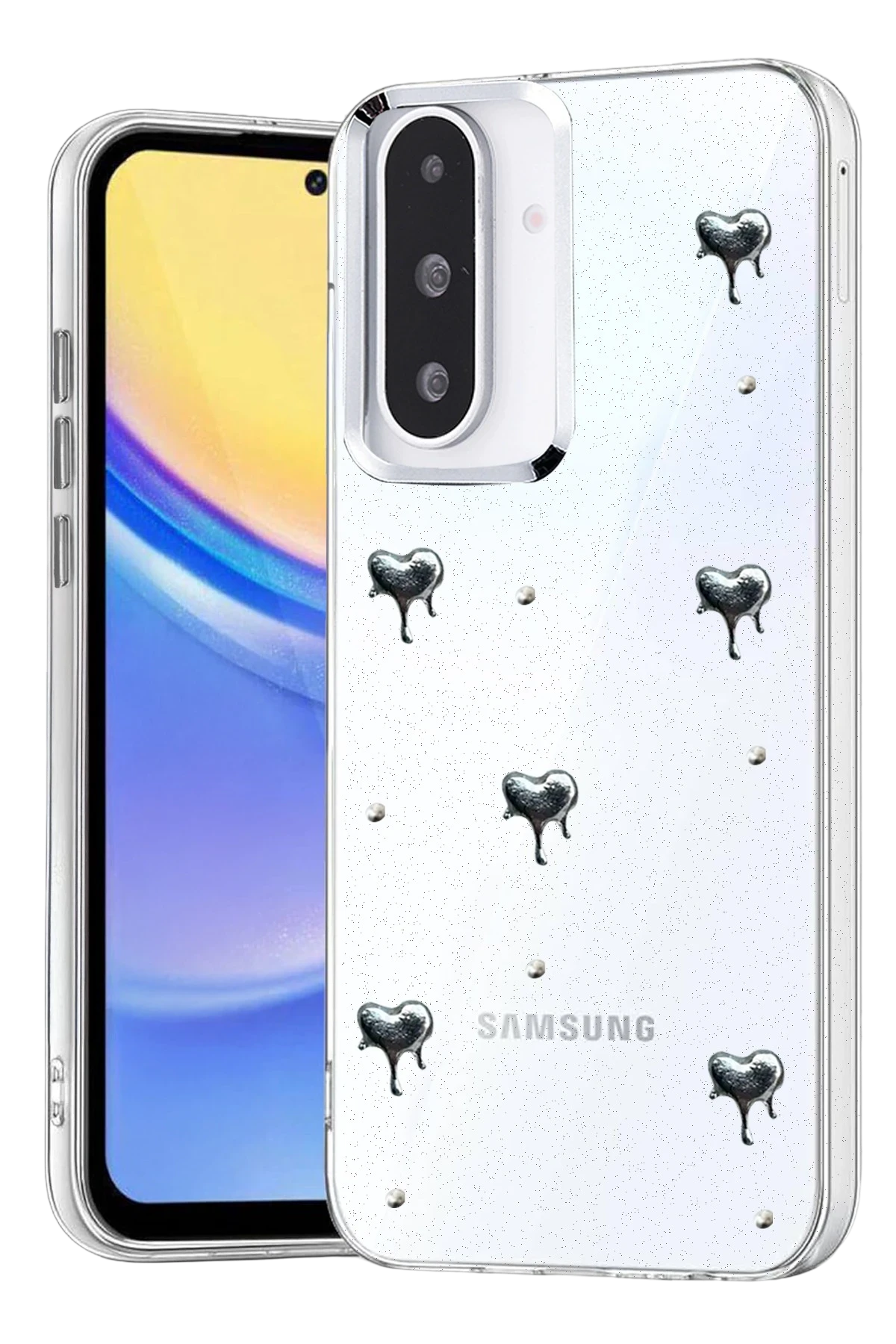 Newface Samsung Galaxy A27 5G Fiyonk Desenli Kapak - Desen 1