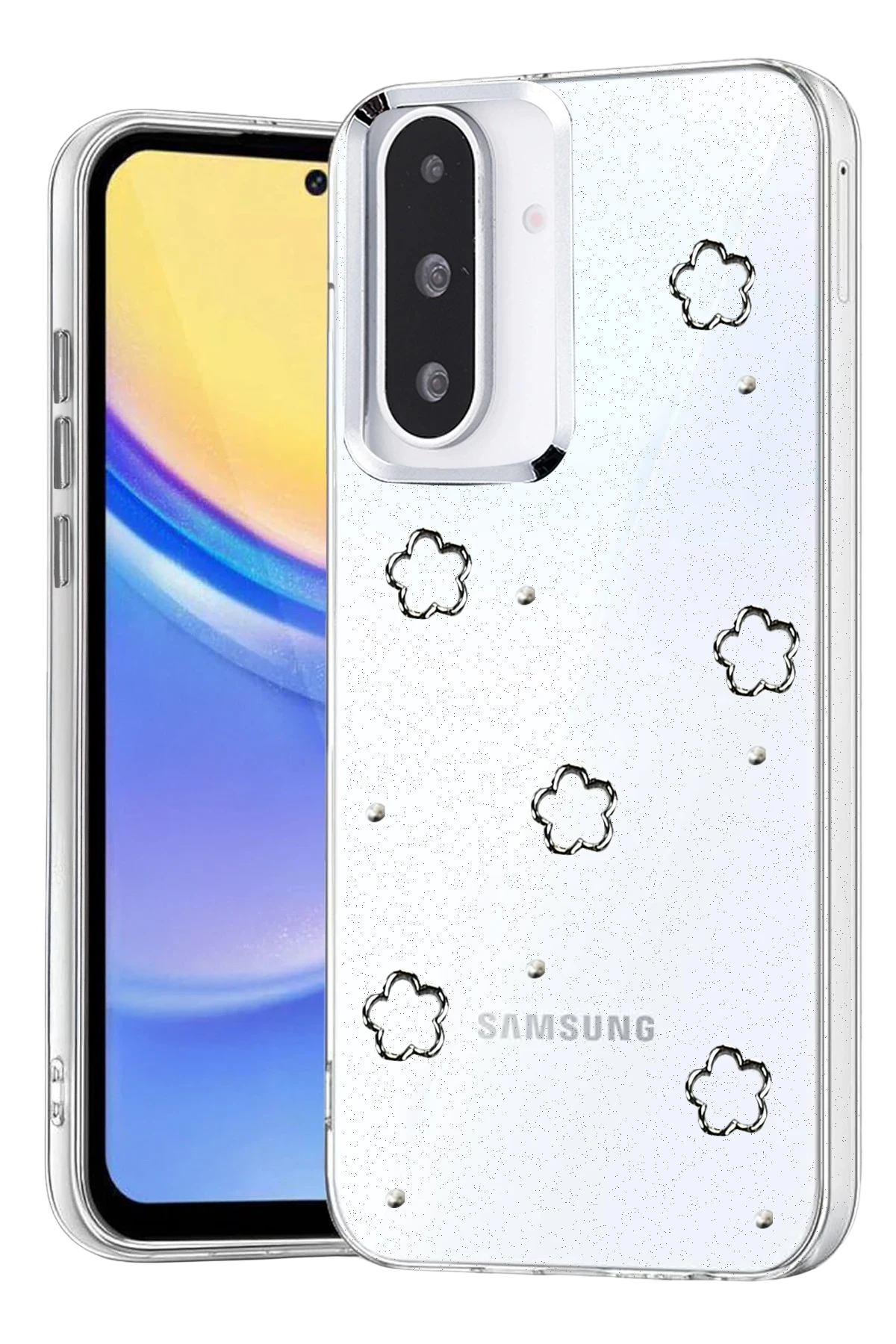 Newface Samsung Galaxy A27 5G Fiyonk Desenli Kapak - Desen 2