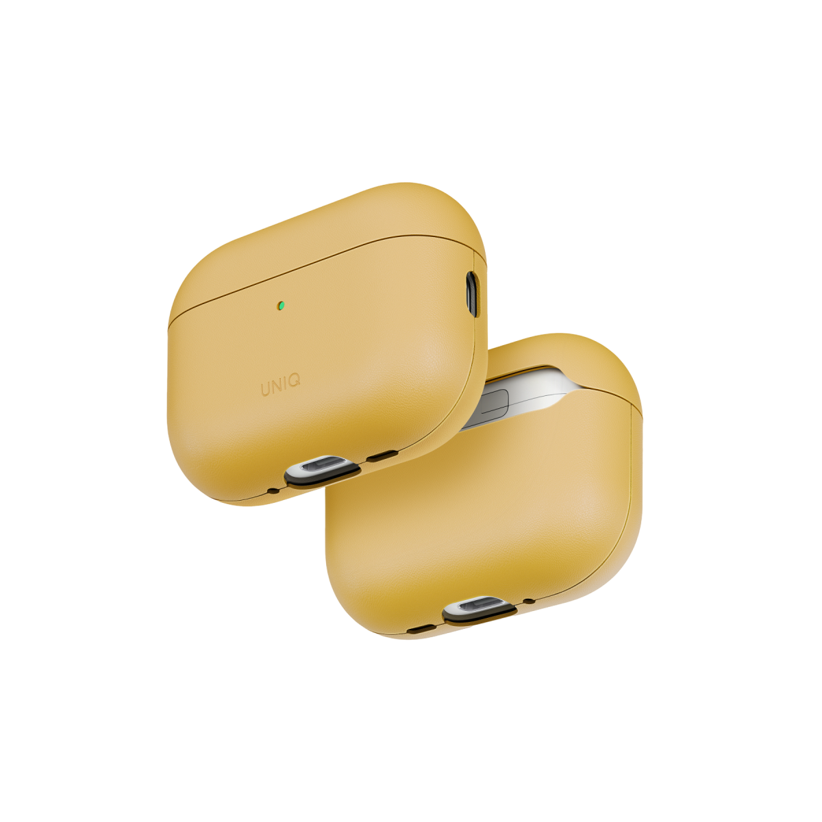 Uniq Apple Airpods Pro 3 (3.nesil) Lyden Vex Deri Kılıf - Sarı