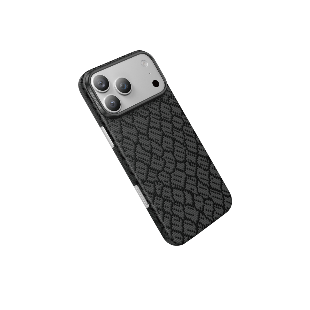 Keephone Apple iPhone 17 Pro Drakon Aramid Magsafe Kapak - Siyah