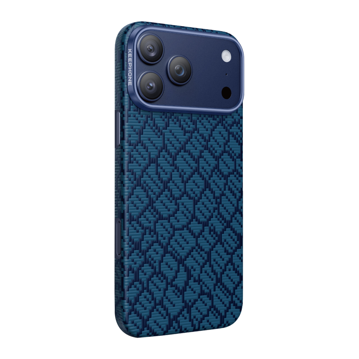 Keephone Apple iPhone 17 Pro Drakon Aramid Magsafe Kapak - Lacivert