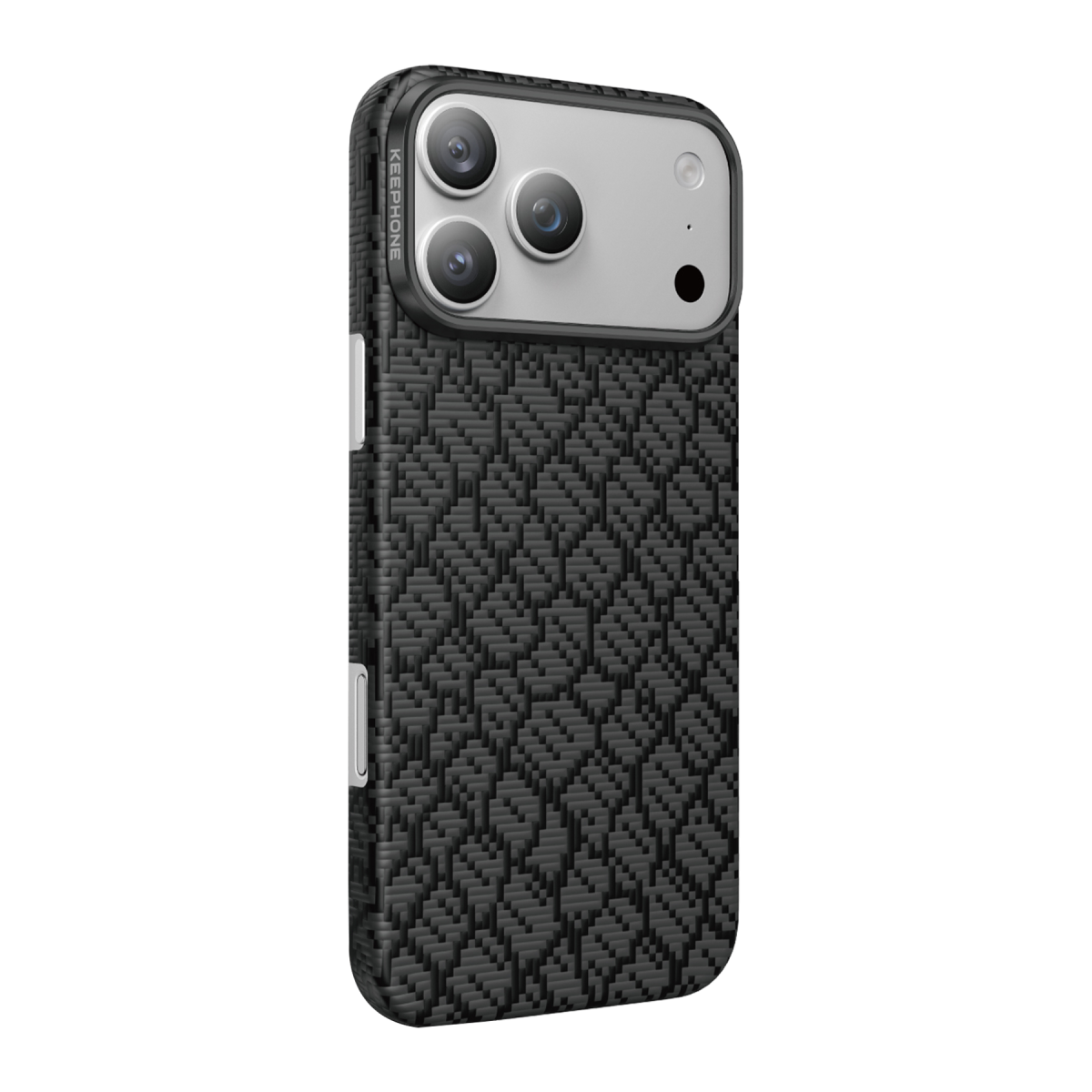Keephone Apple iPhone 17 Pro Max Drakon Aramid Magsafe Kapak - Siyah
