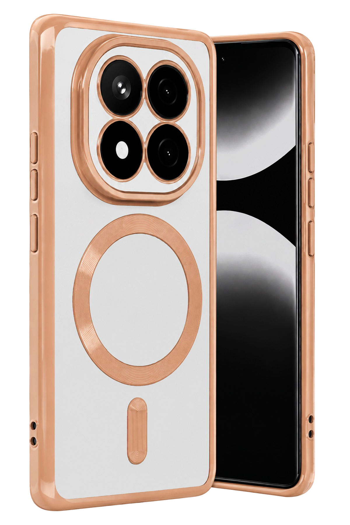 Newface Xiaomi Redmi Note 15 Pro 5G Kross Magneticsafe Kapak - Rose