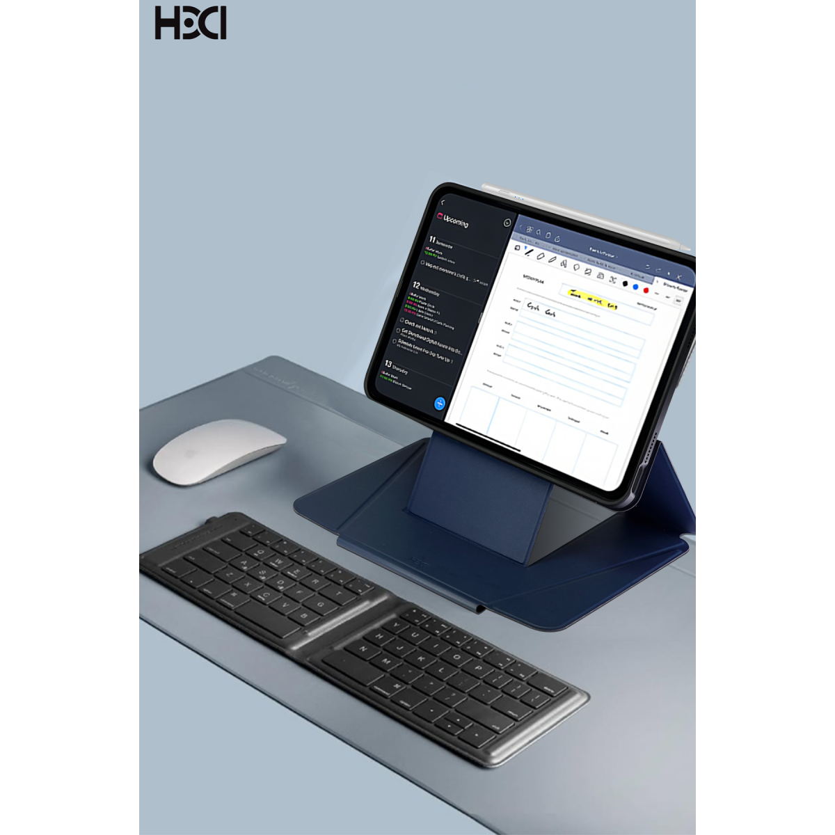 HDD Apple iPad Air 13 (2025) HTL-27 Onyx Tablet Kılıfı - Gri