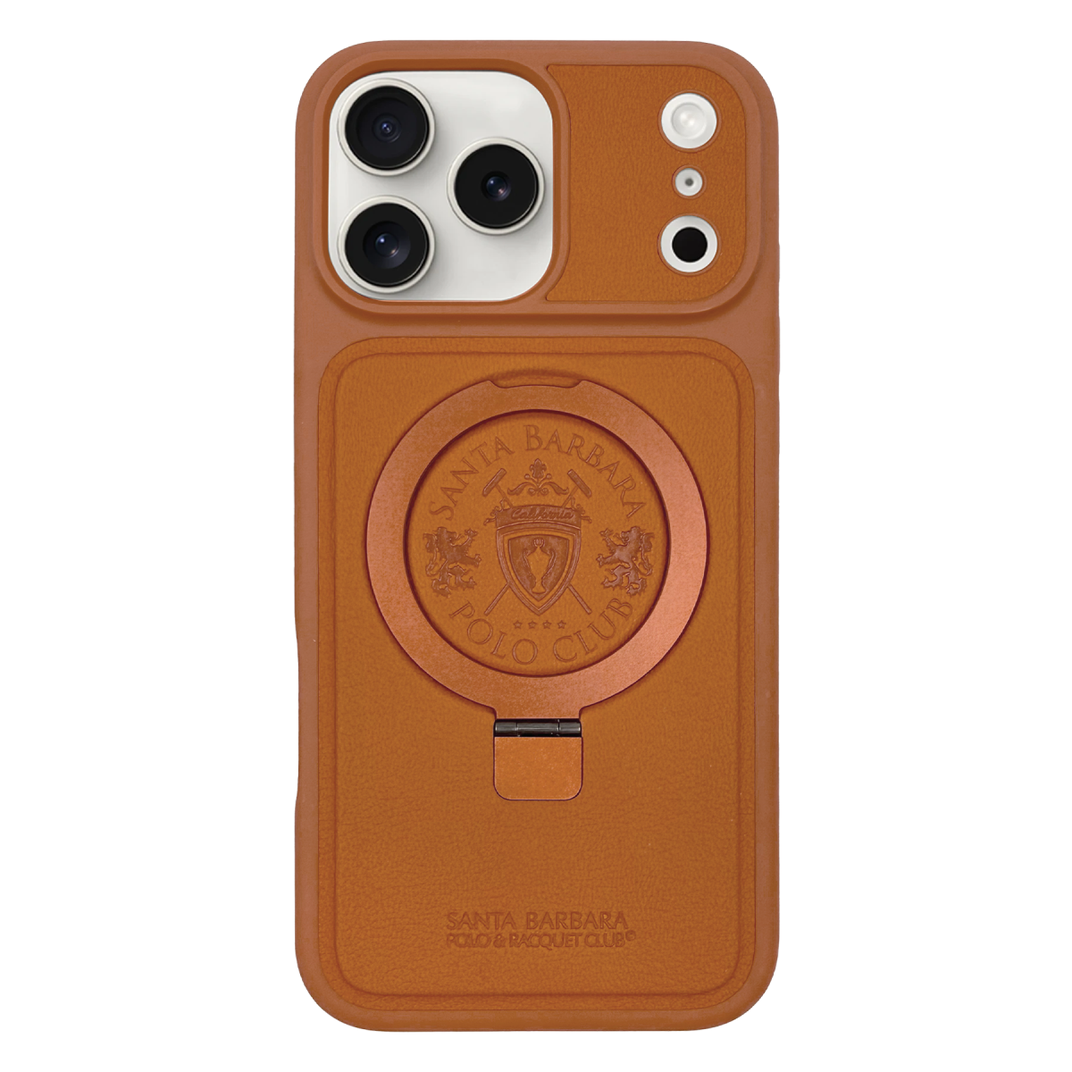 Santa Barbara Polo Racquet Club Apple iPhone 17 Pro Primo Magsafe Stand Kapak - Turuncu