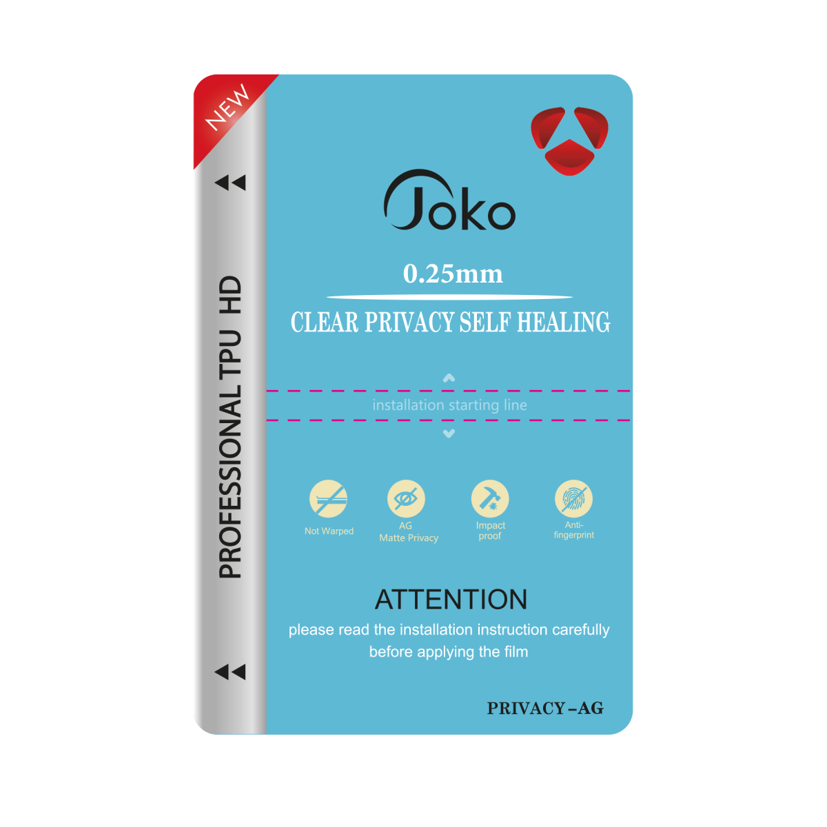 Joko TPU 0.25MM HD Makine Auto Repair Hayalet Ekran Koruyucu — görsel 3