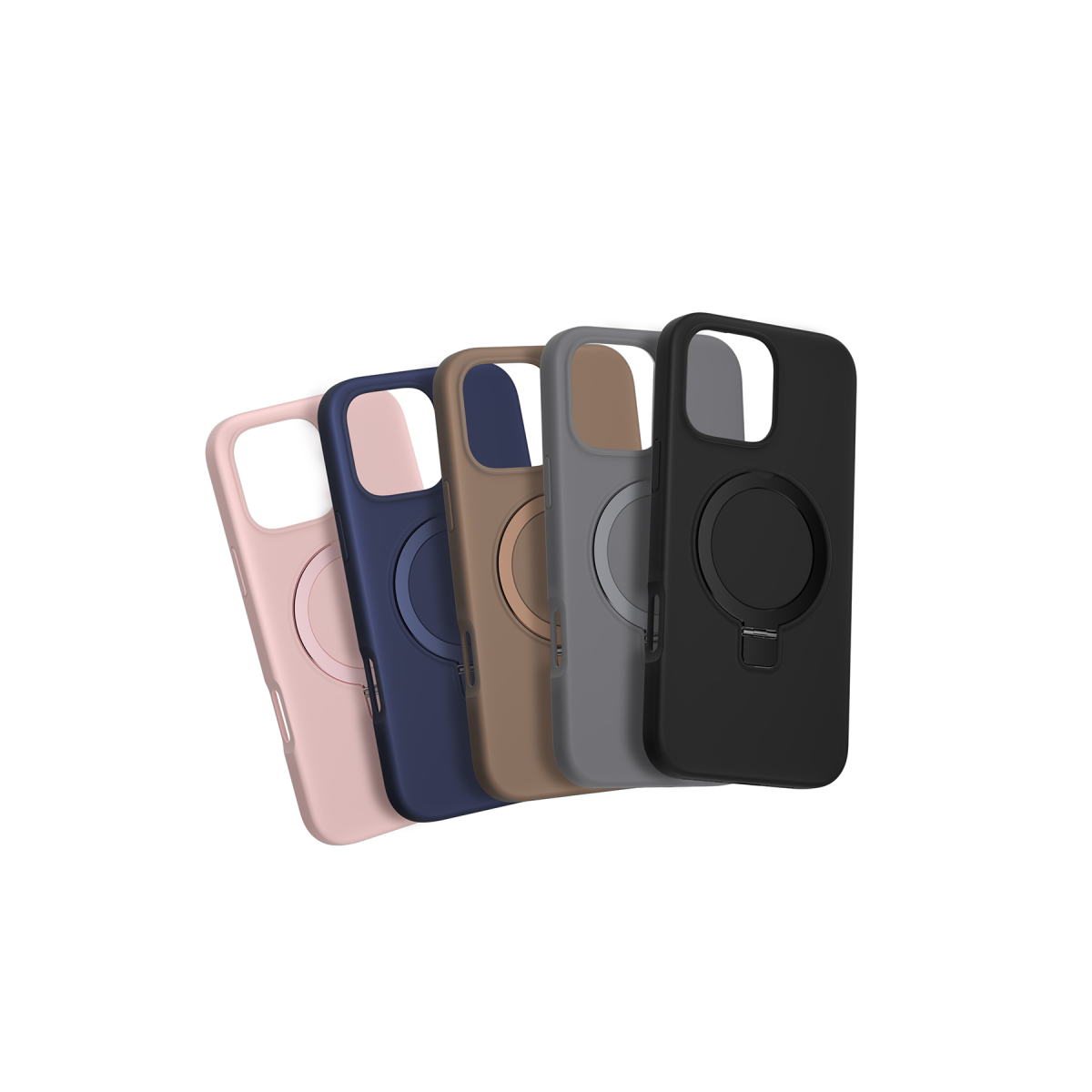 Keephone Apple iPhone 16 Pro Max Magi Pro Standlı Magsafe Kapak - Mavi