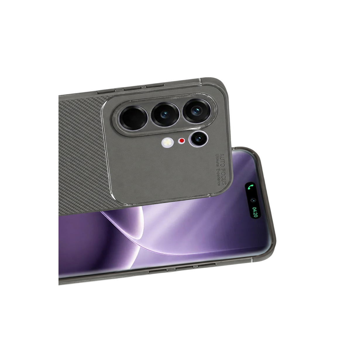Newface Tecno Camon 50 Pro 5G Auto Focus Karbon Kapak - Gri