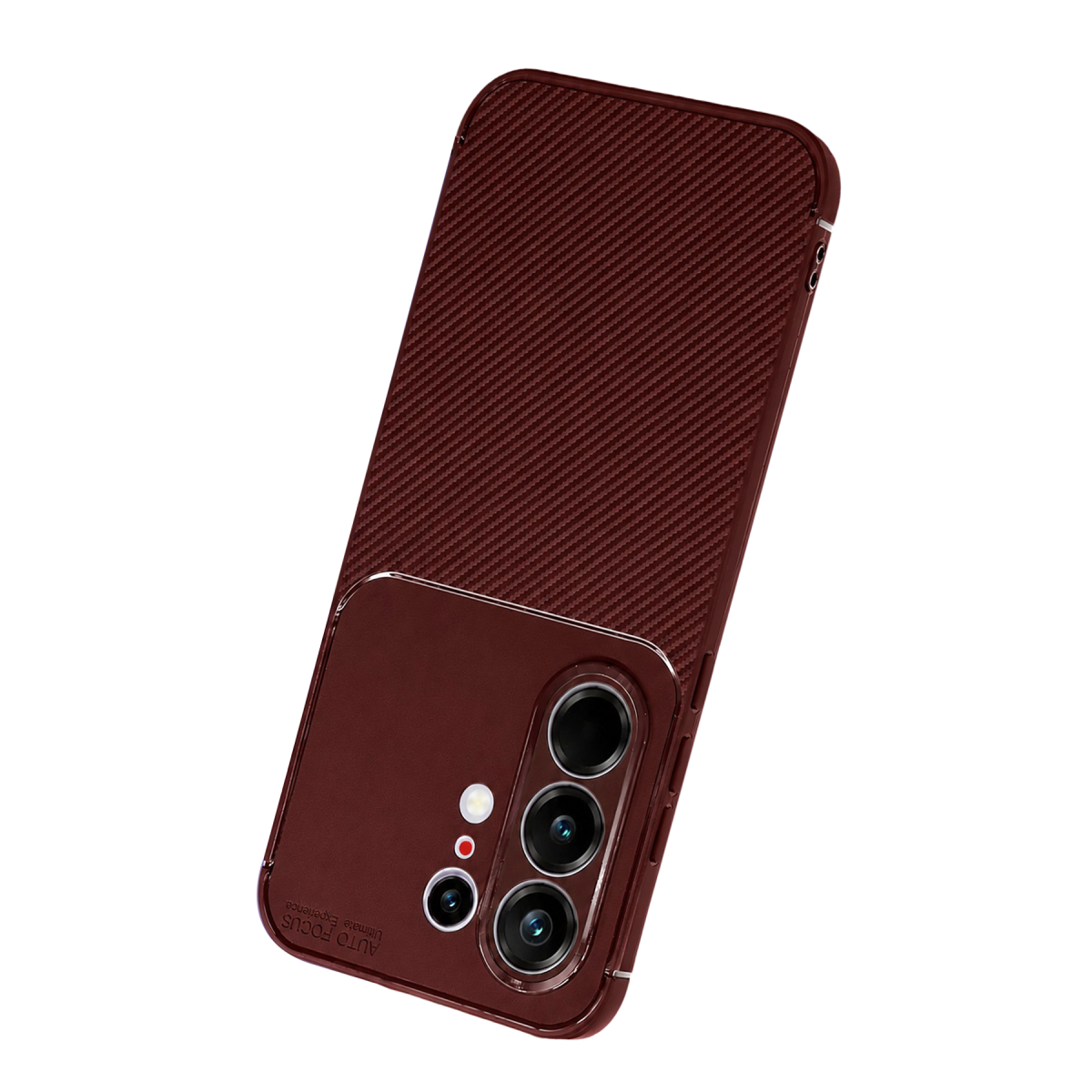 Newface Tecno Camon 50 Pro 5G Auto Focus Karbon Kapak - Bordo — görsel 12