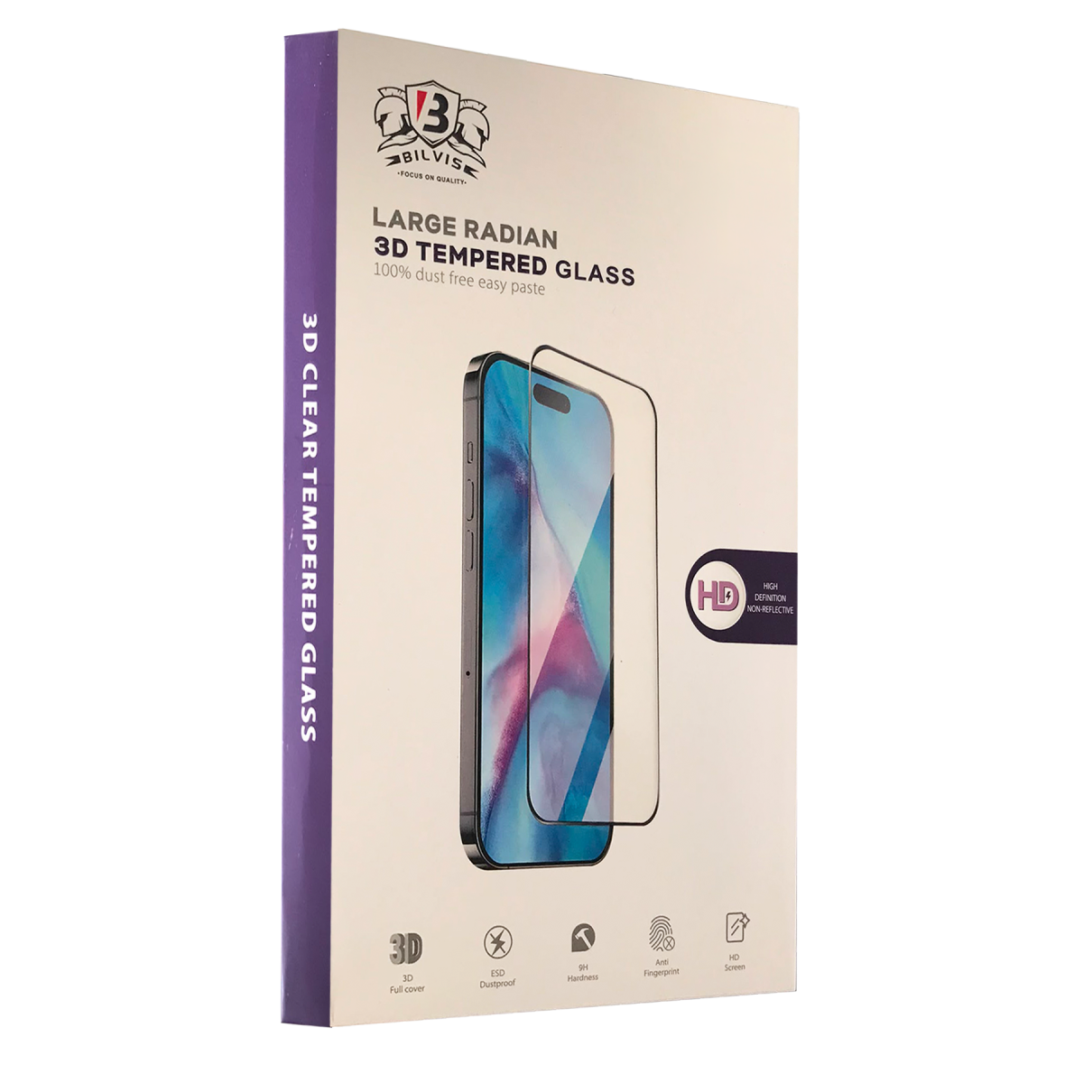 Newface Apple iPhone 16E Bilvis 3D Radian Cam Ekran Koruyucu — görsel 2