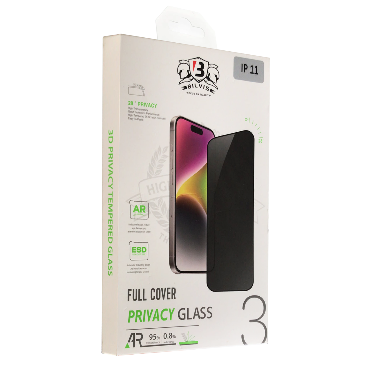 Newface Apple iPhone 11 Bilvis 3D Hayalet Cam Ekran Koruyucu — görsel 5