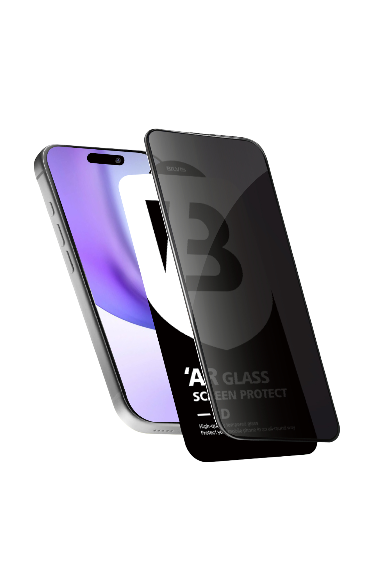 Newface Apple iPhone 17 Air Bilvis 5D Privacy Diamond Hayalet Cam Ekran Koruyucu — görsel 2