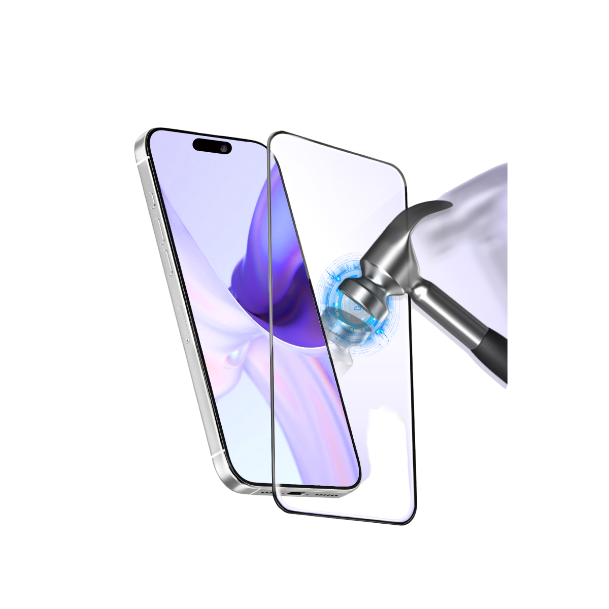 Newface Apple iPhone 17 Air Bilvis 5D Super Clear Diamond Cam Ekran Koruyucu — görsel 11