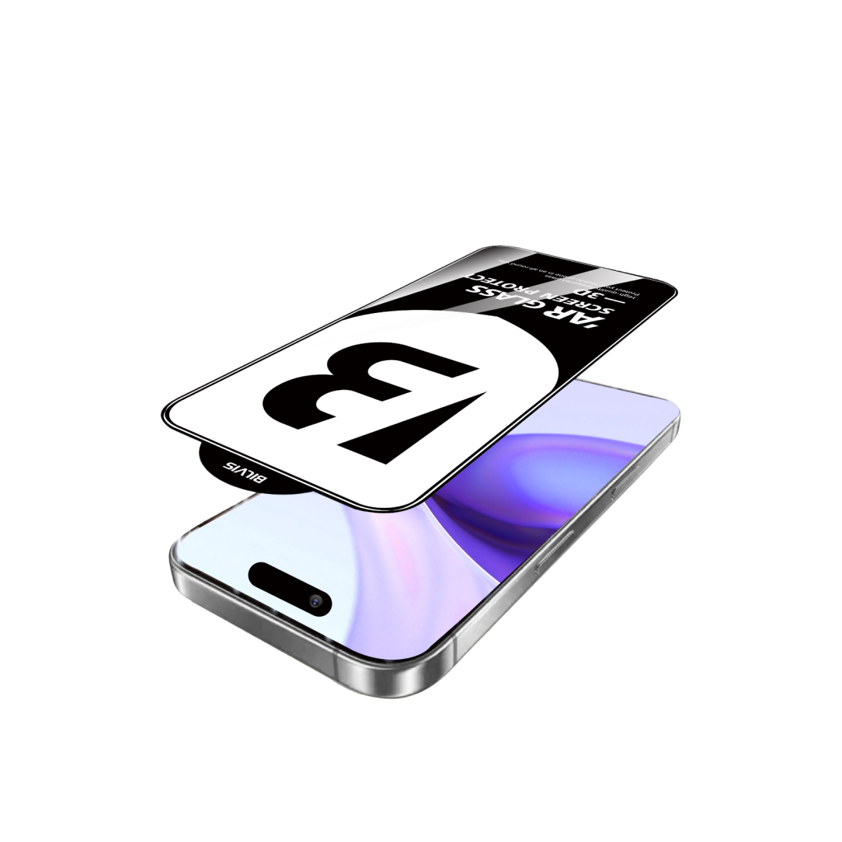 Newface Apple iPhone 15 Pro Max Bilvis 5D Super Clear Diamond Cam Ekran Koruyucu — görsel 9