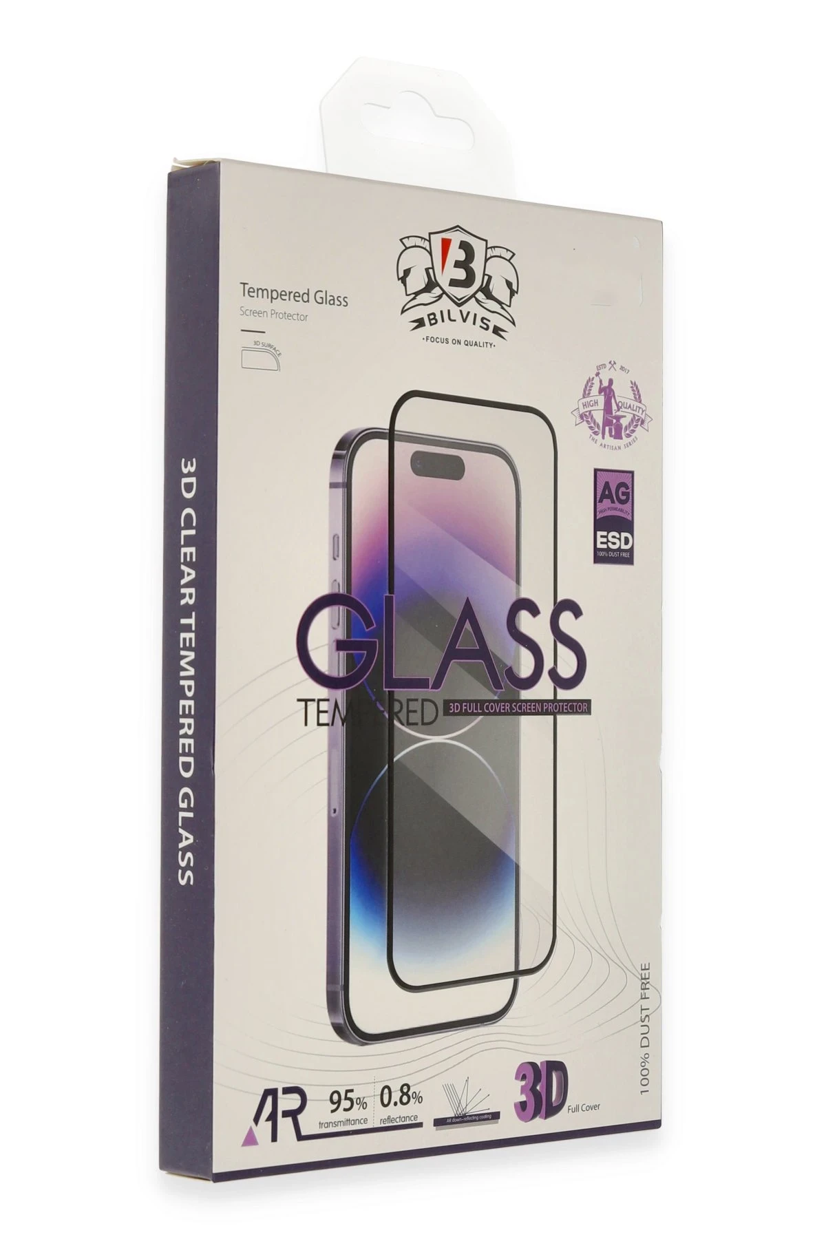 Newface Apple iPhone 15 Pro Max Bilvis 3D Cam Ekran Koruyucu