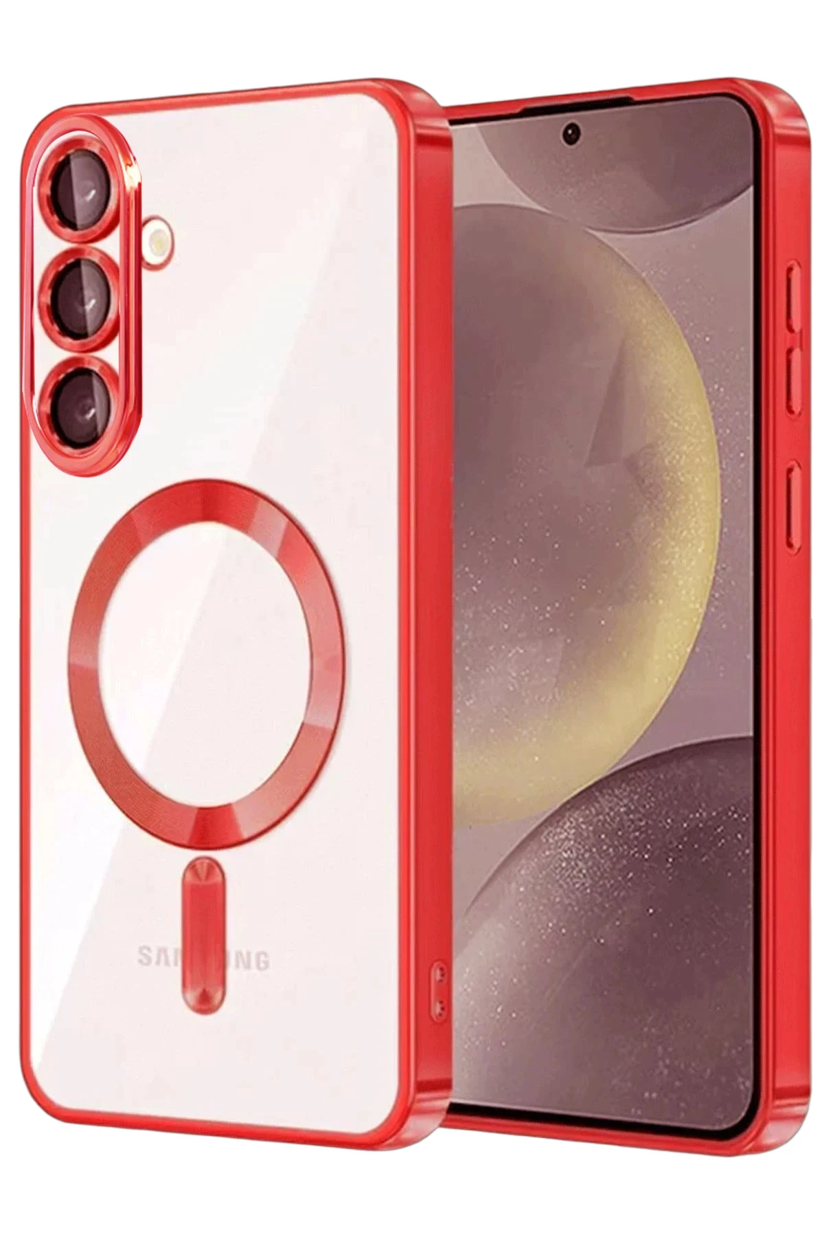 Newface Samsung Galaxy A27 5G Kross Magneticsafe Kapak - Kırmızı