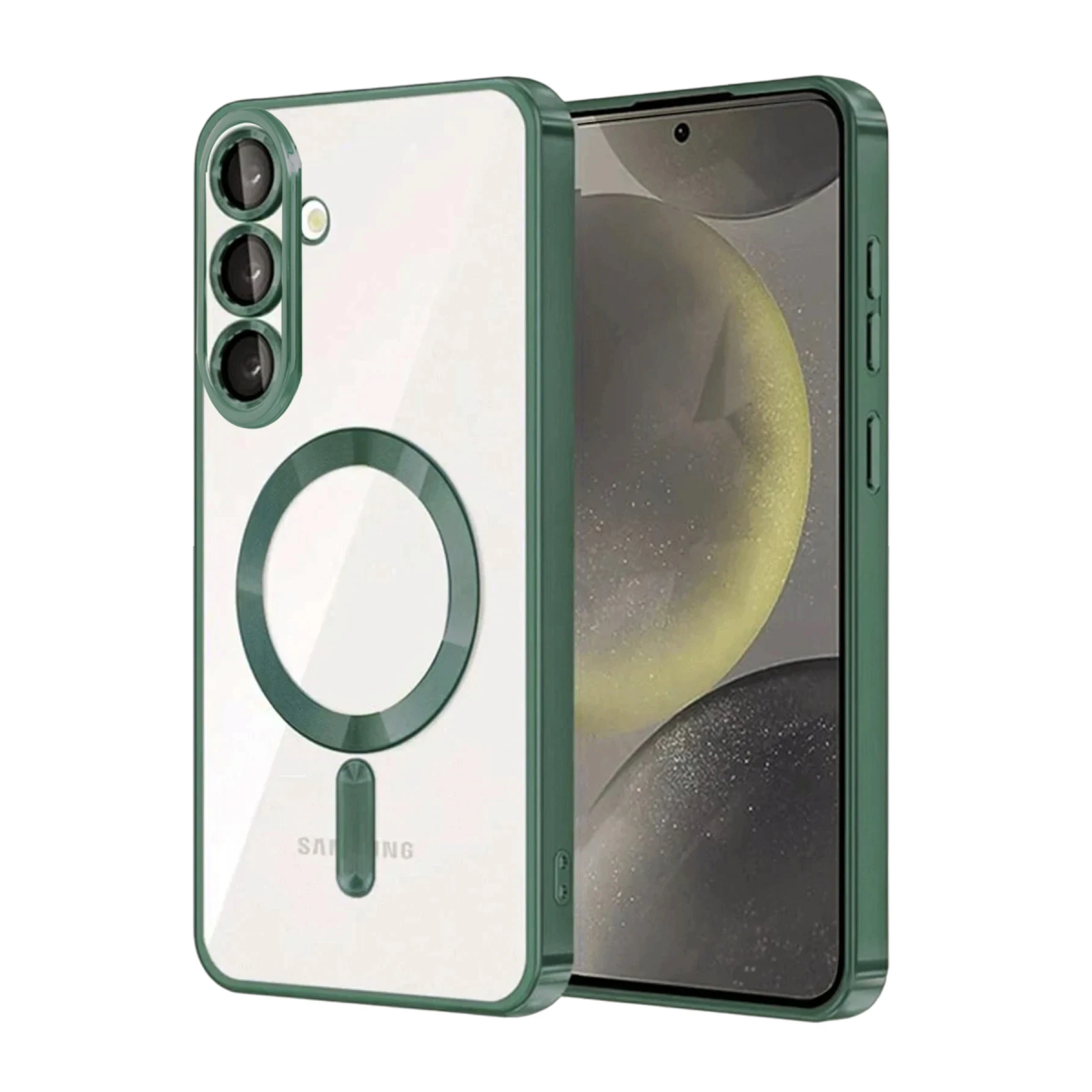 Newface Samsung Galaxy A27 5G Kross Magneticsafe Kapak - Koyu Yeşil