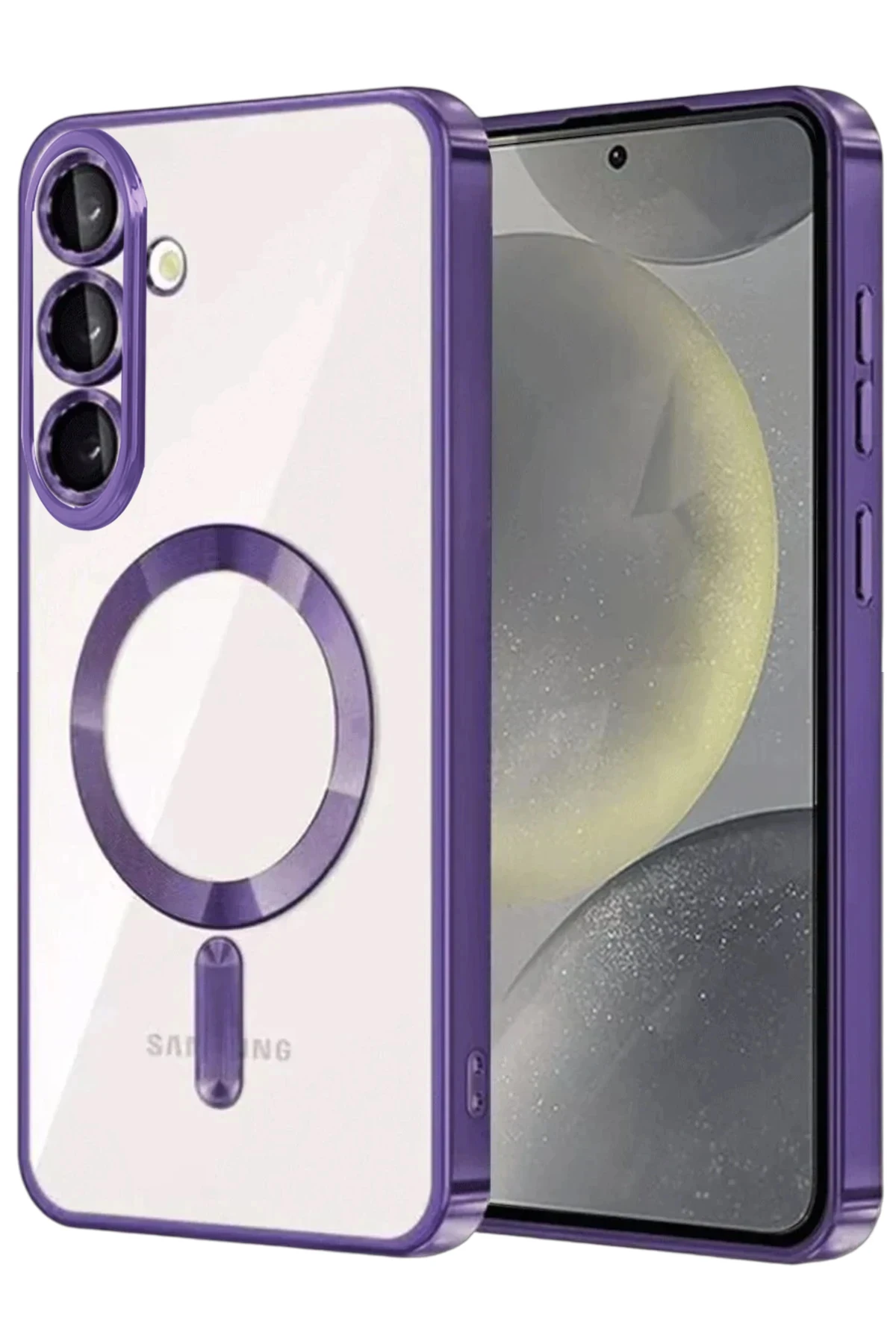 Newface Samsung Galaxy A27 5G Kross Magneticsafe Kapak - Mor