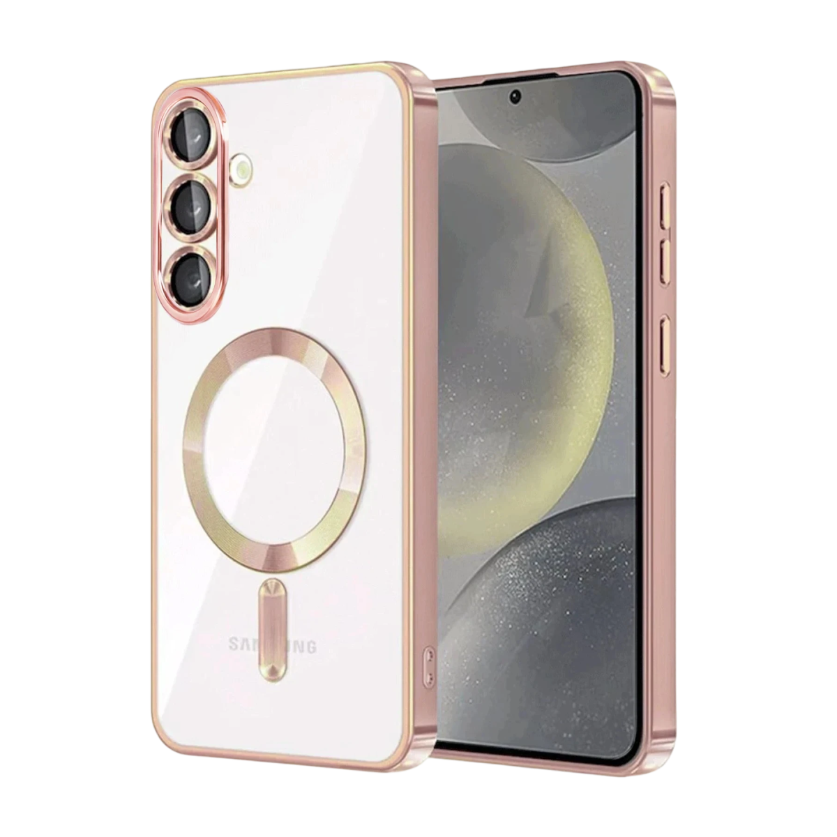 Newface Samsung Galaxy A27 5G Kross Magneticsafe Kapak - Rose