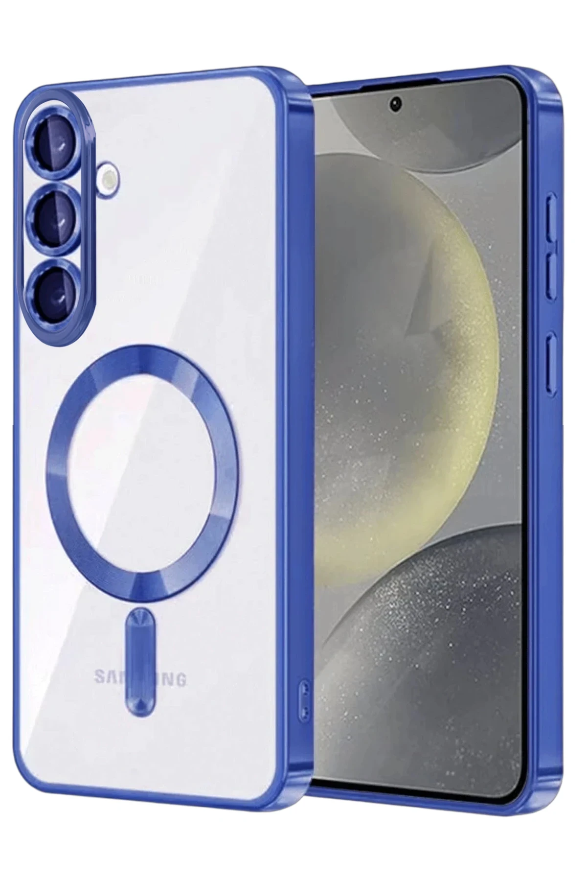 Newface Samsung Galaxy S25 FE Kross Magneticsafe Kapak - Lacivert
