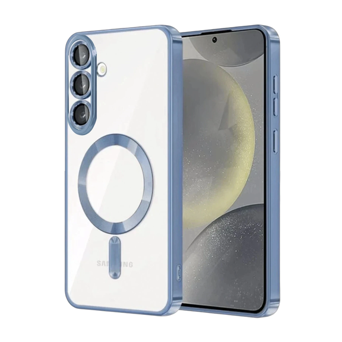 Newface Samsung Galaxy S25 FE Kross Magneticsafe Kapak - Sierra Blue