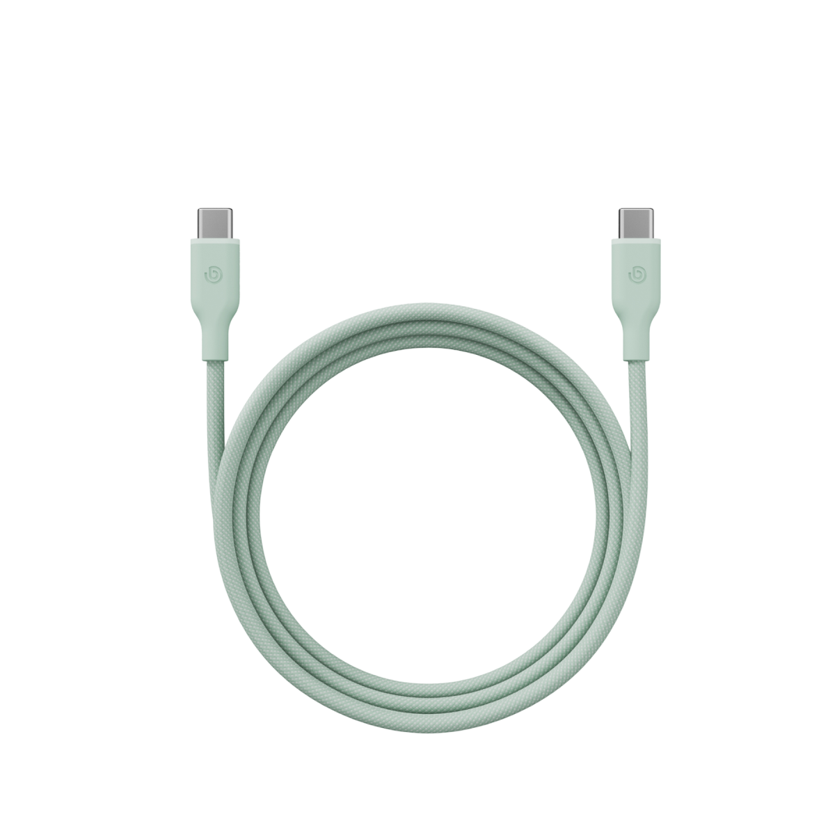 Energea X Bazic GoCharge Weave 1.5M 60W Type-C to Type-C Hızlı Şarj Data Kablosu - Yeşil