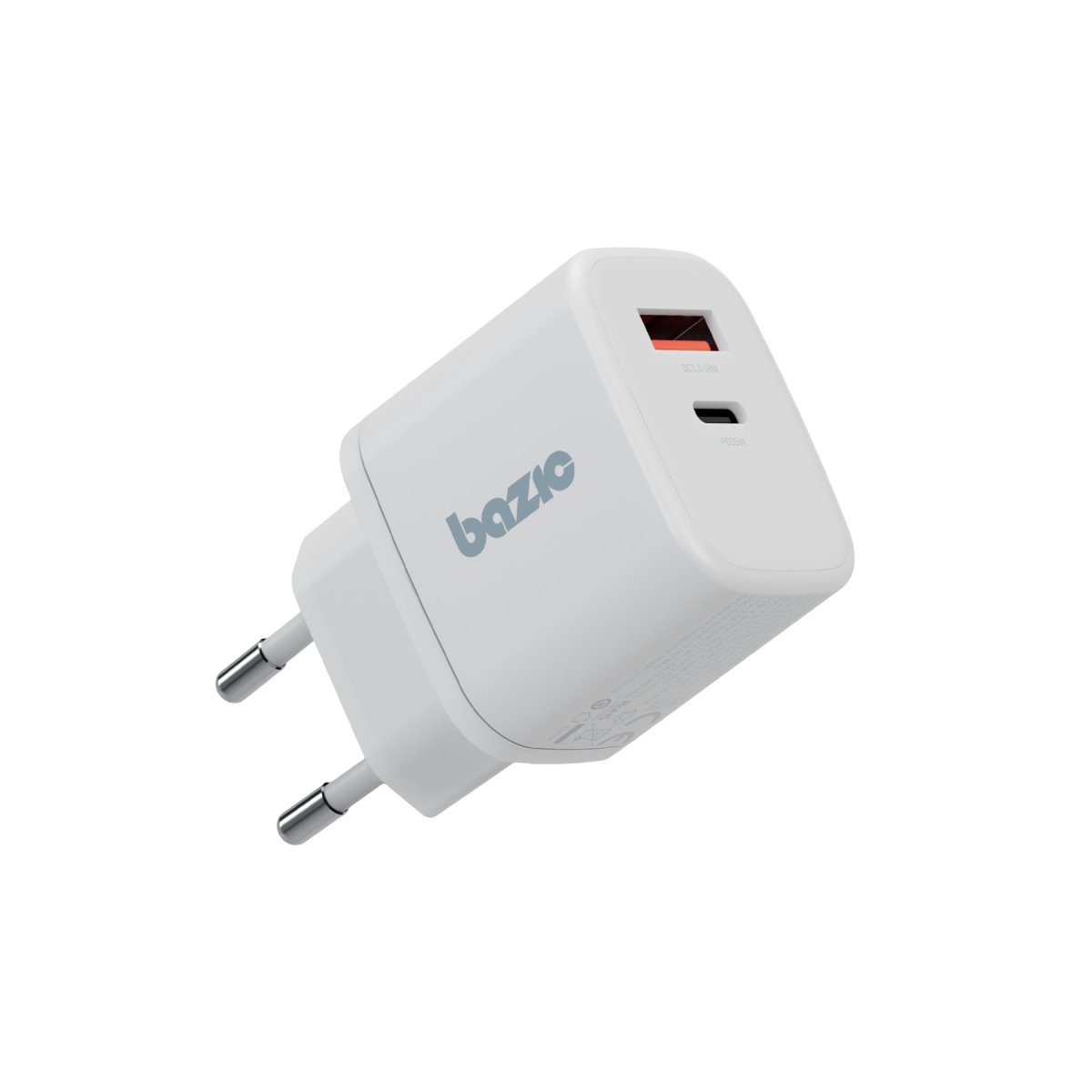 Energea X Bazic GoPort Velox 35 35W GaN Hızlı Şarj Adaptörü - Beyaz
