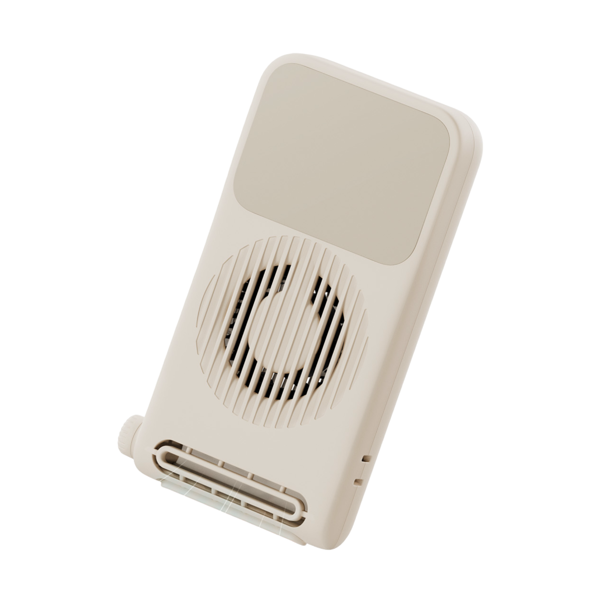 Energea X Bazic GoMag Breeze MagSafe Uyumlu Giyilebilir Mini Fan - Krem
