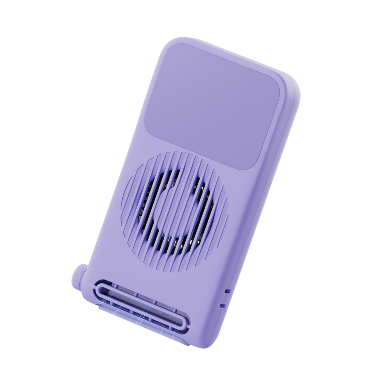 Energea X Bazic GoMag Breeze MagSafe Uyumlu Giyilebilir Mini Fan - Lila