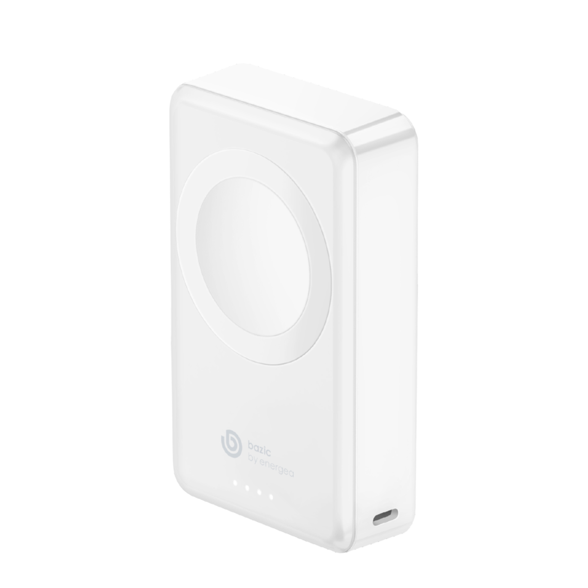 Energea x Bazic GoPower Mini 4000mAh Apple Watch Uyumlu Powerbank - Beyaz